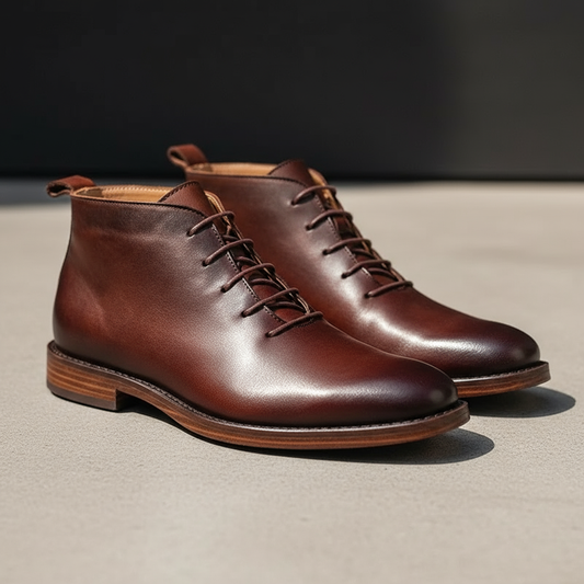BoiRouge™ – Lædersko til mænd